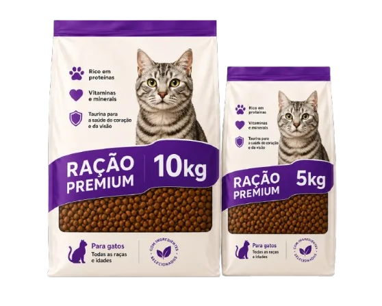 15kg de ração para gatos