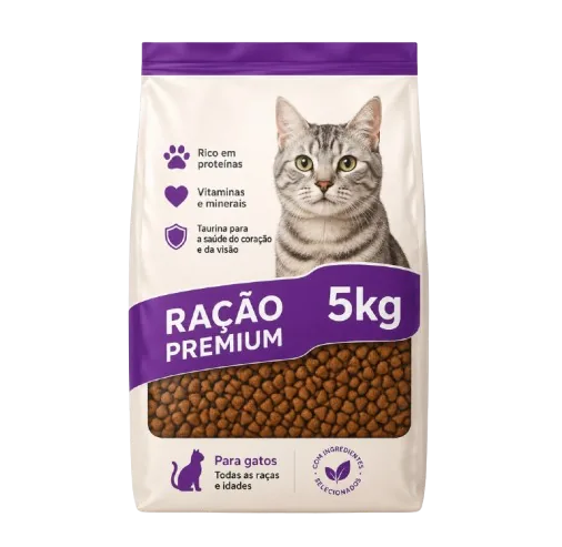 5kg de ração para gatos